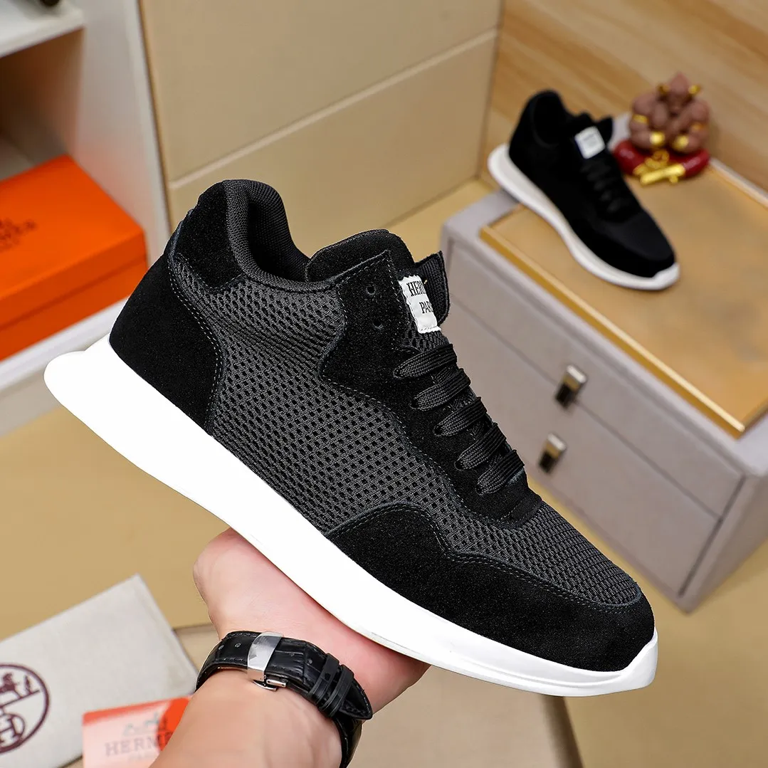 Men's shoes 💰400💰【HERMES】hot-selling men's shoes counter original items! The world's top brands...Luxury quality...//Fashion and high-end footwear 👍💪🏻...give you a low-key luxury comfort experience👍. The upper is made of pure Italian imported first-layer cowhide... 🐑 Leather lining..., comfortable and breathable, high-end and classy... luxurious and noble!! .. OEM factory shipment [Hug] stall.. Original plate. color, code number 38--44